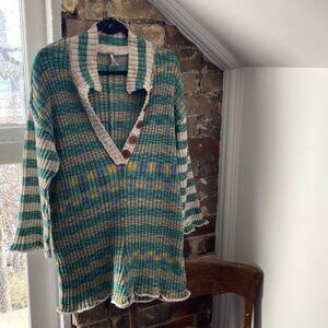 Free People sweater short romper.  Washed never worn.